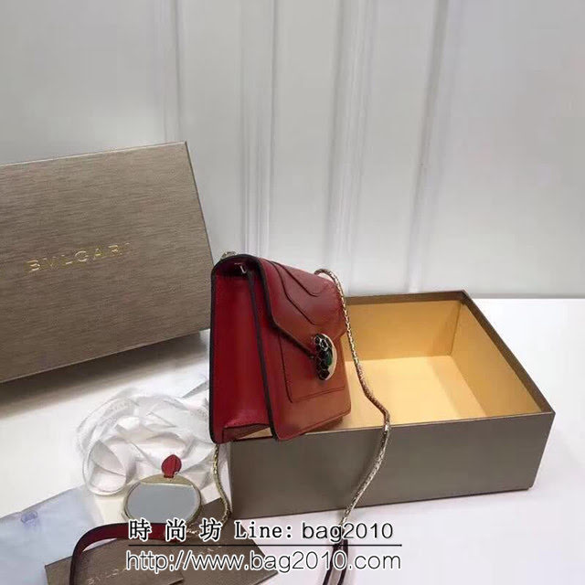 BVLGARI寶格麗 專櫃新款 蛇頭扣環 單層蛇頭包 鏈條單肩斜挎包 B39174 FYD1327